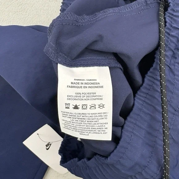 Nike Pants Mens Small Navy Sportswear Tech Essentials Commuter Woven Tapered Zip
